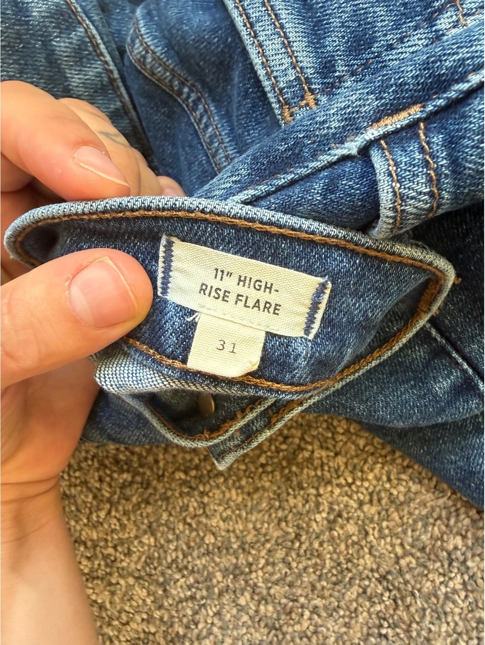 Madewell high waisted flare jeans - Picture 3 of 6